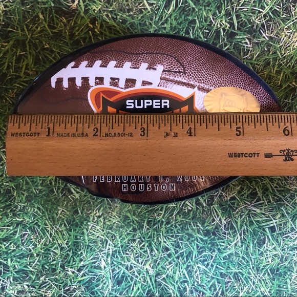 2004 Super Bowl XXXVIII Officially Licensed NFL T-Shirt Blue L - Picture 7 of 7